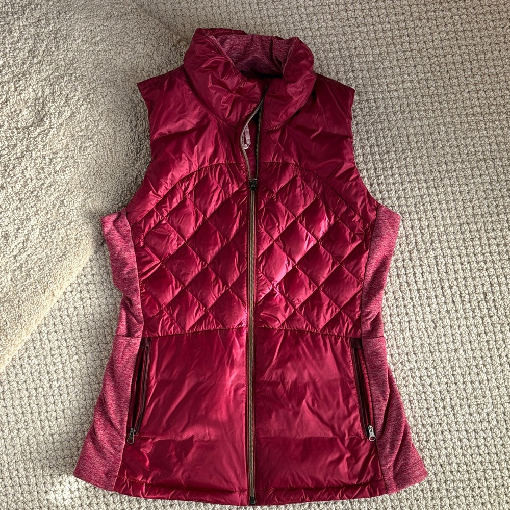 Lululemon Athletica Quilted Vest - Deep Red
